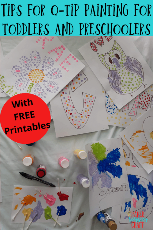 Q Tip Painting Templates For Toddlers (+ Free Printables) – Paper ...