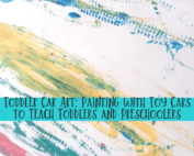 Toddler Car Art_ Painting with Toy Cars to Teach Toddlers and Preschoolers