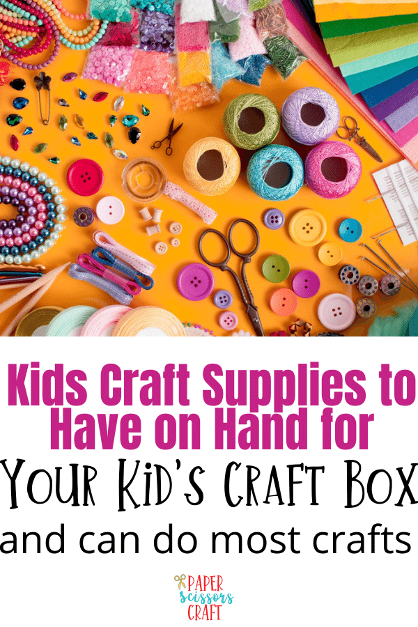 How To Make A Simple Craft Supplies Box (A Great DIY Project For Kids!)