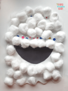 How to Make a Halloween Cotton Ball Ghost for Kids