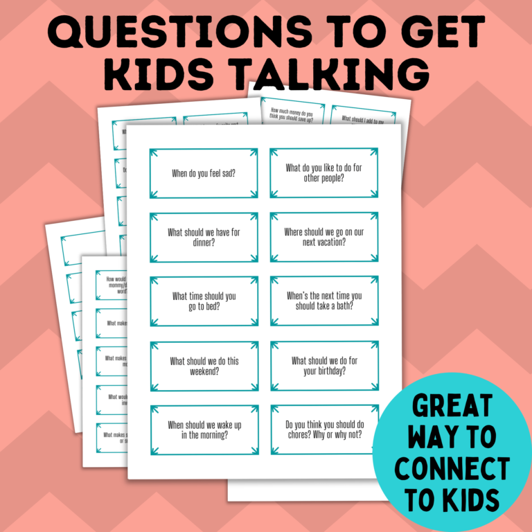 Questions For Kids To Get Them Talking Or Just To Have Fun