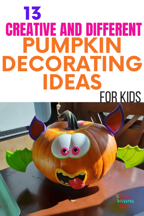 13 Creative and Different Pumpkin Decorating Ideas for Kids