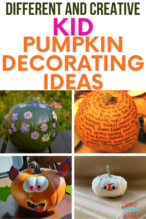 13 Creative and Different Pumpkin Decorating Ideas for Kids