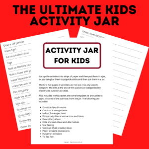 Kids Activity Jar