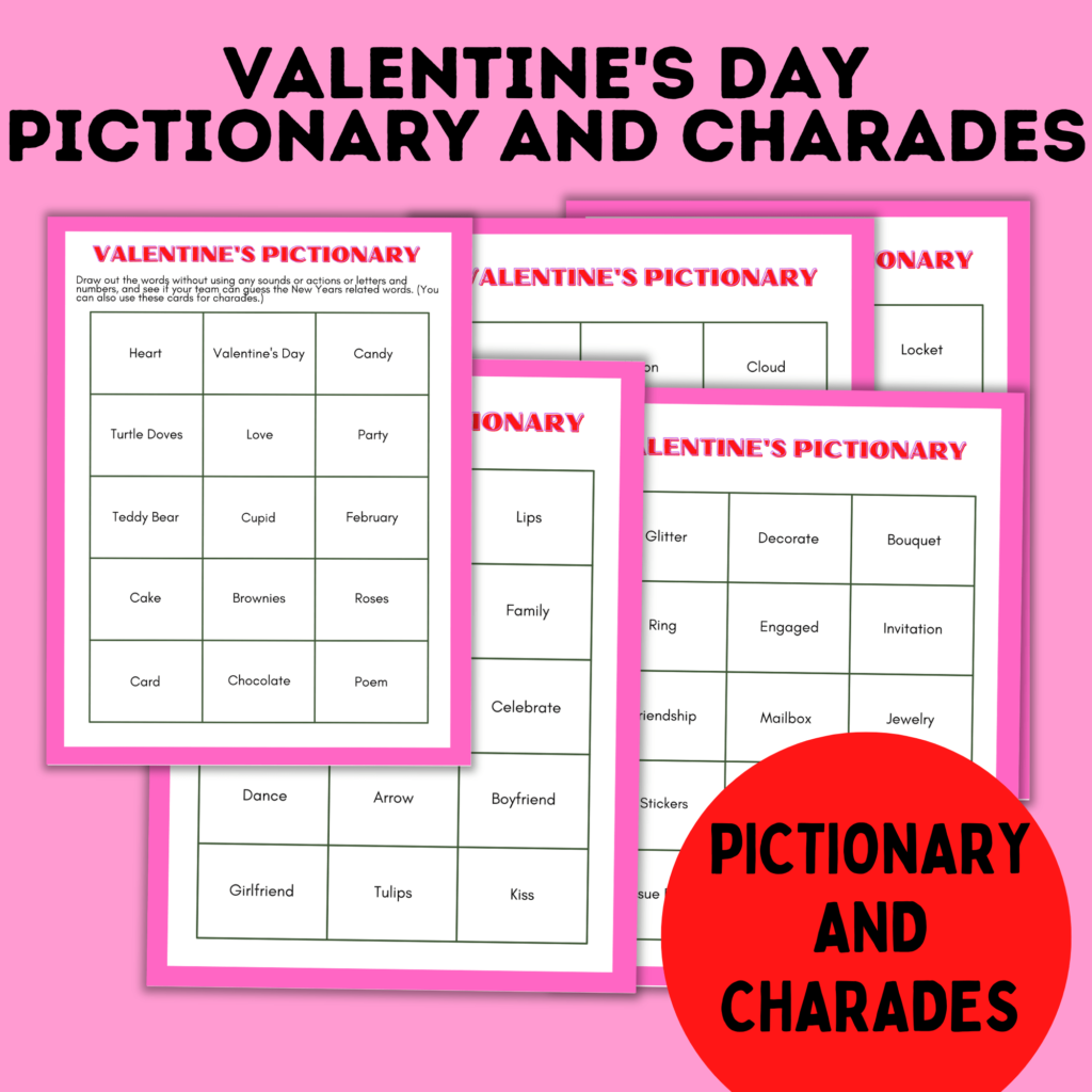 valentines day charades ideas