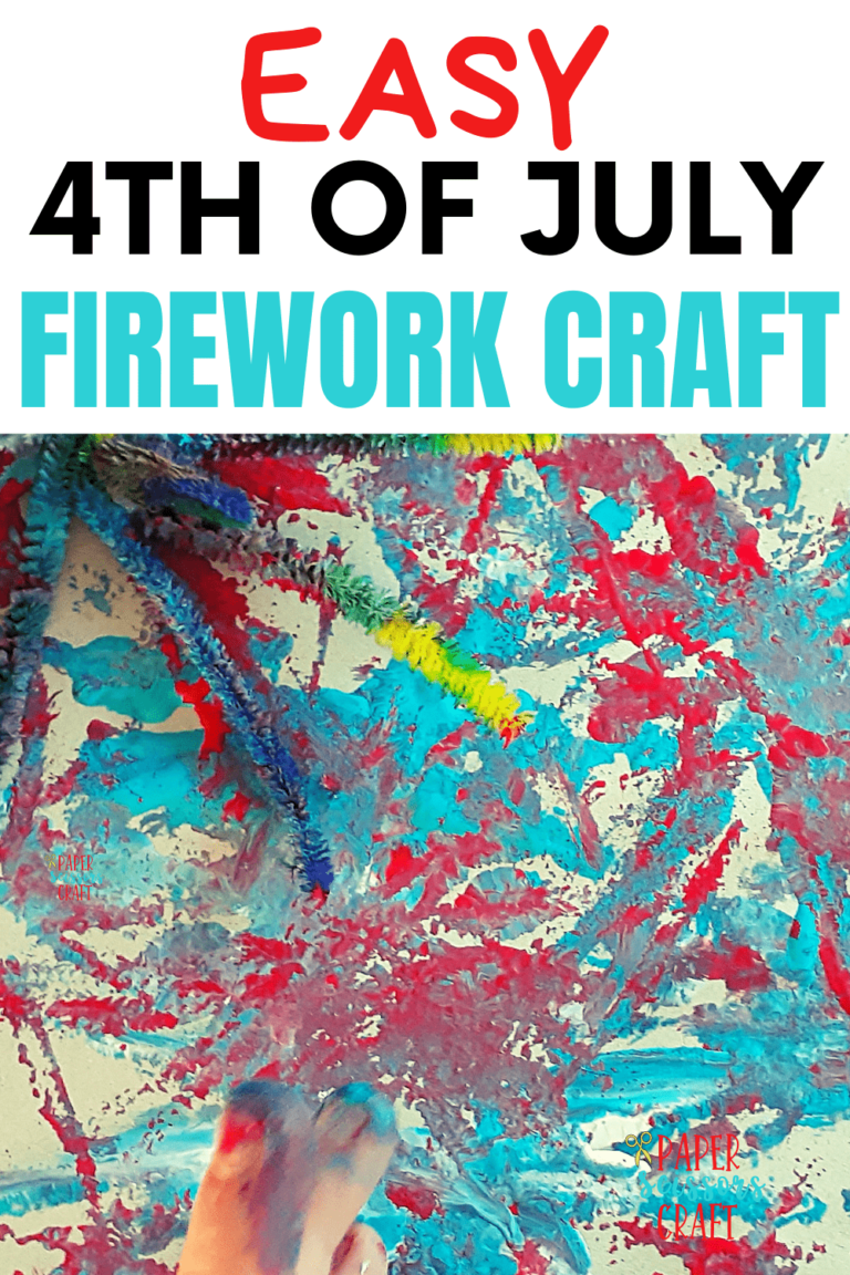 Easy DIY Pipe Cleaner Fireworks Craft for 4th of July