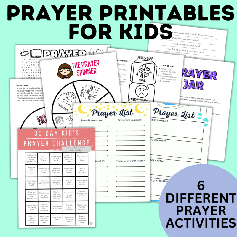 Prayer Jar Printable With Prompts & Prayer Ideas Paper Scissors Craft