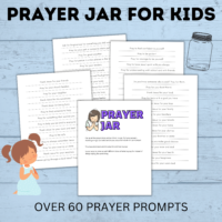 Prayer Jar Printable With Prompts & Prayer Ideas - Paper Scissors Craft