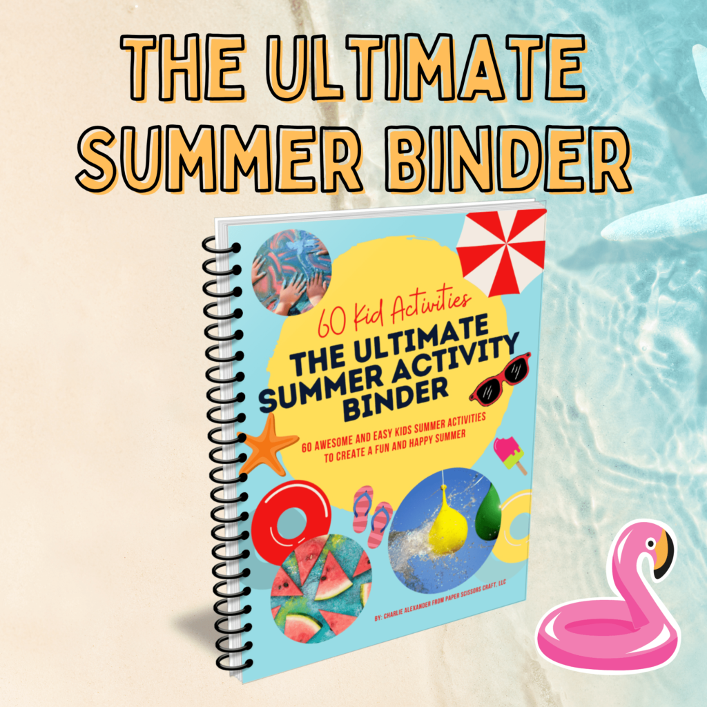 The ultimate summer binder mockup image.