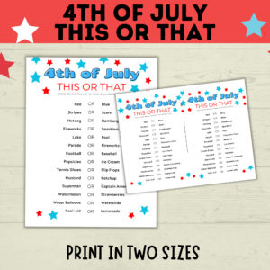 4th of July this or that printable mockup image.