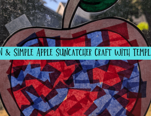 Fun & Simple Apple Suncatcher Craft with Template