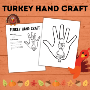 Turkey hand craft mockup.