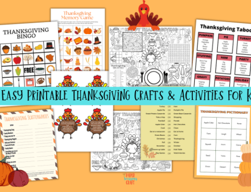 29 Easy Printable Thanksgiving Crafts & Activities for Kids