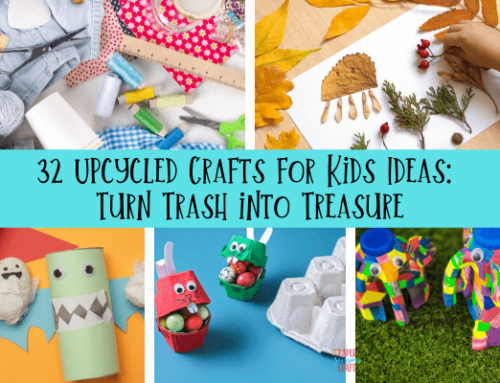 32 Upcycled Crafts for Kids Ideas: Turn Trash into Treasure