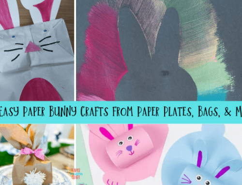 25 Easy Paper Bunny Crafts from Paper Plates, Bags, & More