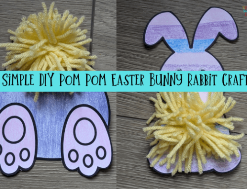 Simple DIY Pom-Pom Easter Bunny Rabbit Craft